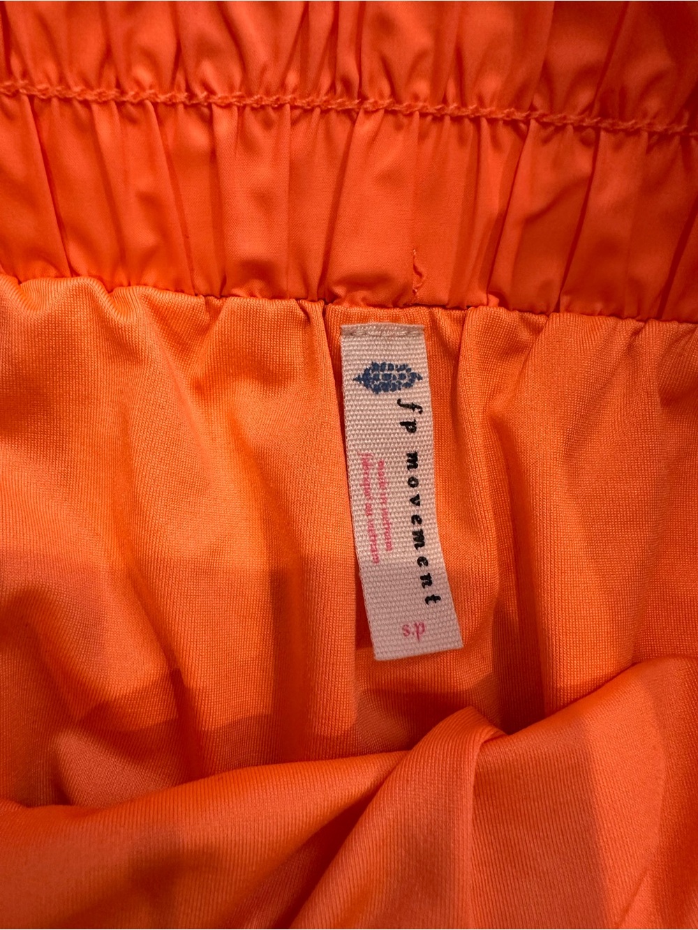 FP Movement by Free People Bright Orange Athletic Skort with Side Pockets - Picture 3 of 4